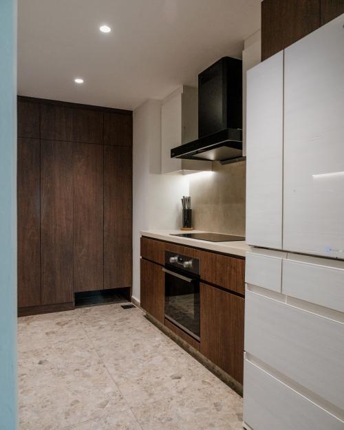 Contemporary Kitchen at Ecopolitan Condo