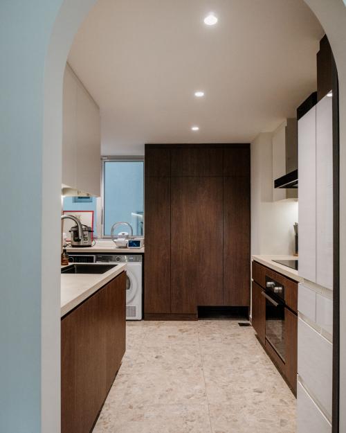 Contemporary Kitchen at Ecopolitan Condo