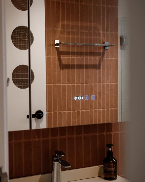 Contemporary Bathroom at Ecopolitan Condo