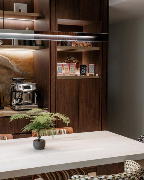 Contemporary Dining Room at Ecopolitan Condo