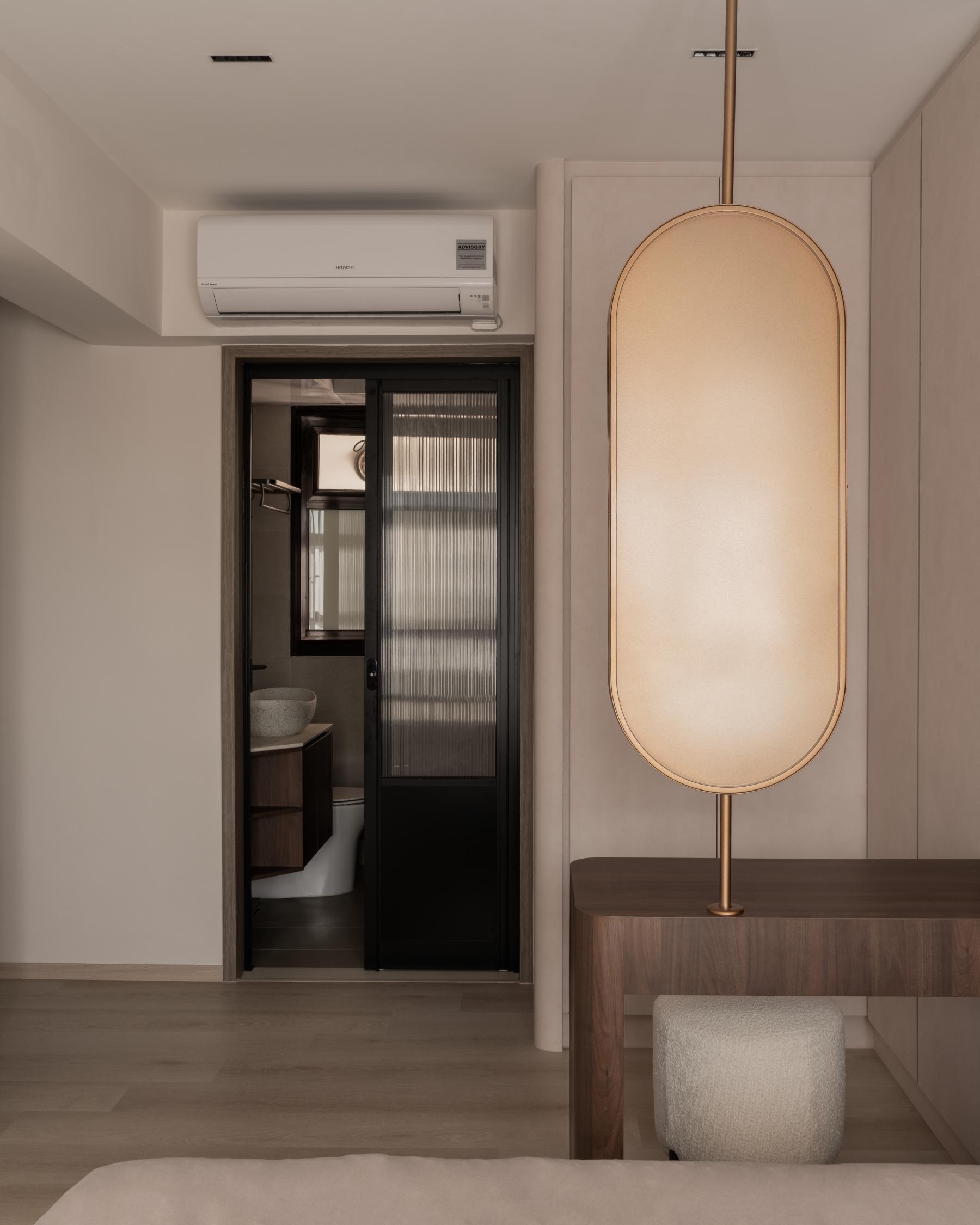 Contemporary Bedroom with Queen Bed and Bed