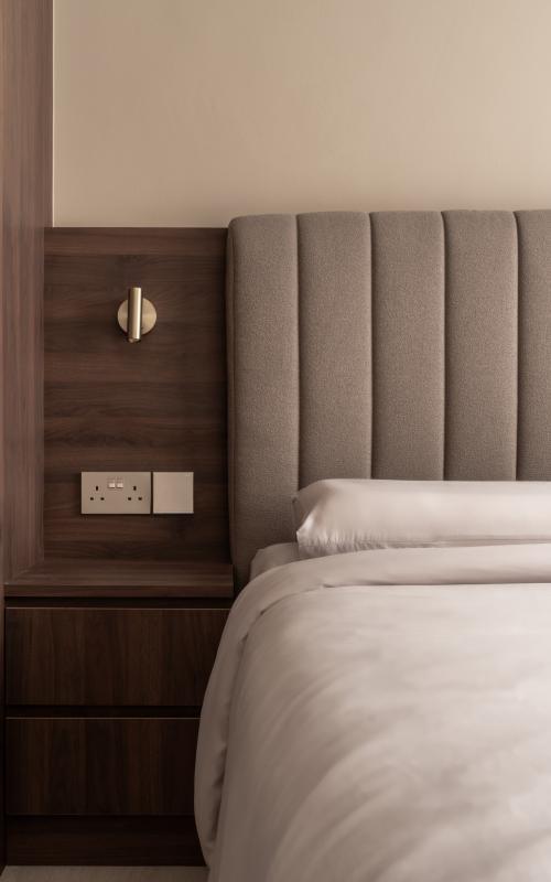 Contemporary Bedroom at Plantation Village