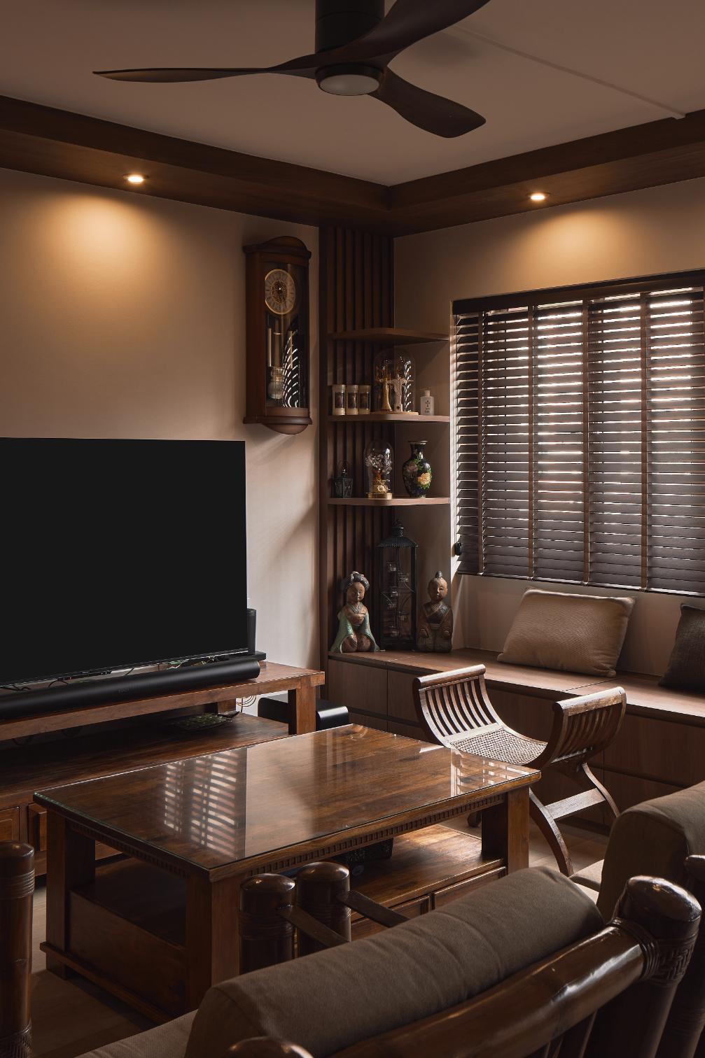Contemporary Living Room with Settee and Sofa