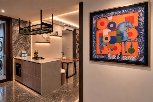 Modern Entryway at Avenue South Residence