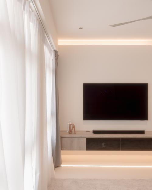 Minimalist Living Room at Plantation Grove @ Tengah