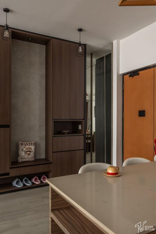 Scandinavian Entryway at Punggol Way
