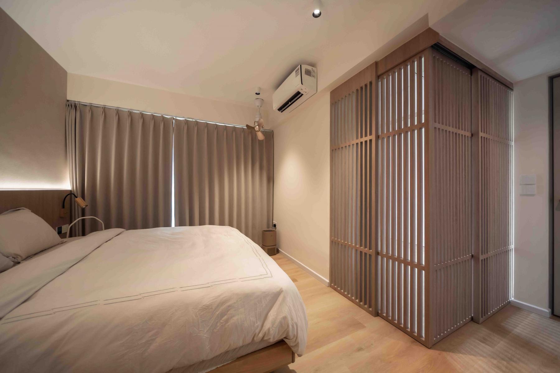 Asian Bedroom with Bedroom Dresser and Sideboard