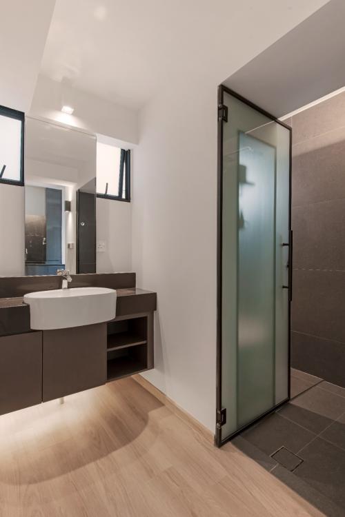 Modern Bathroom at Condominium at 460 Tampines St42