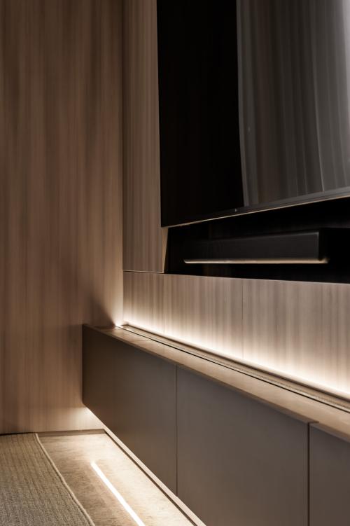 Modern Living Room at Condominium at 46 Lakeside Dr