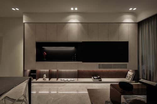 Modern Living Room at Condominium at 11K Toh Tuck Rd