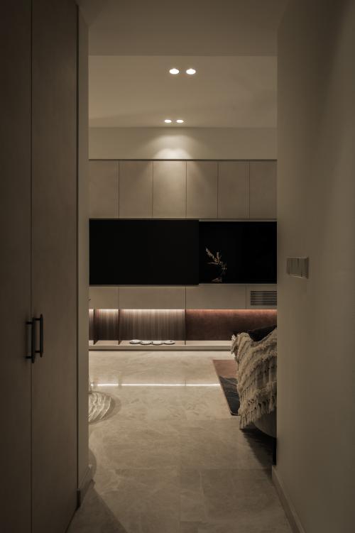 Modern Living Room at Condominium at 11K Toh Tuck Rd