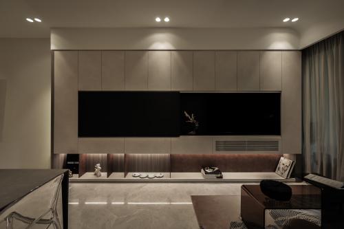 Modern Living Room at Condominium at 11K Toh Tuck Rd