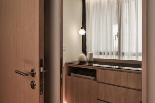 Modern Foyer at Condominium at 5 Derbyshire Rd