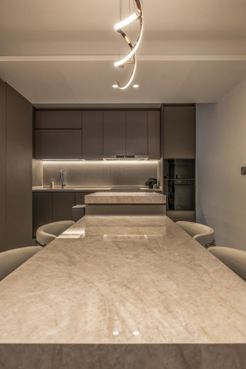 Modern Dining Room at Condominium at Toa Payoh Lor 1