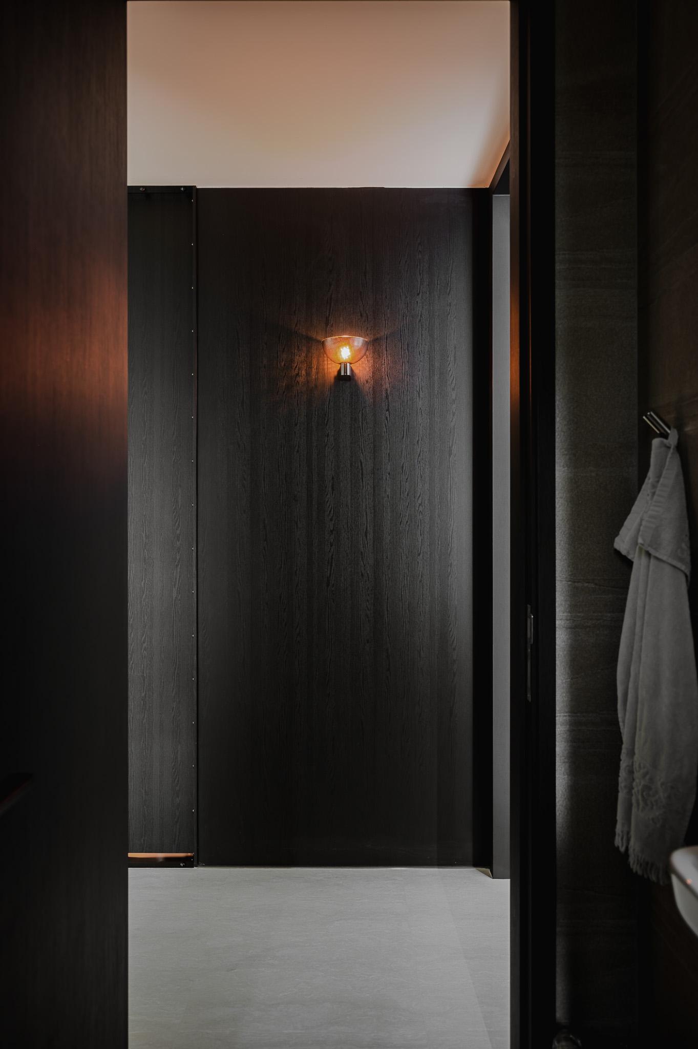 Industrial Walk-in Wardrobe with Wardrobe and Small Storage