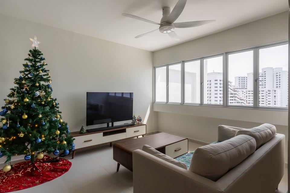 Modern Living Room with Sofa and Coffee Table