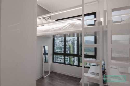 Contemporary Bedroom at 65 Chestnut Avenue