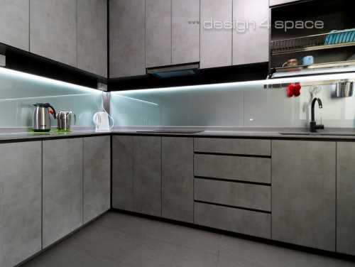 Contemporary Kitchen at Sengkang - 121C Sengkang Way (HDB)