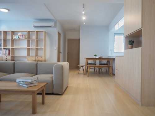 Scandinavian Living Room at B + R