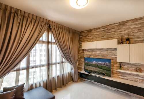 Contemporary Living Room at Choa Chu Kang