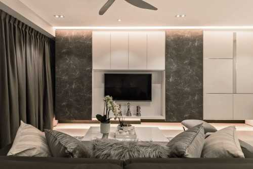 Modern Living Room at Skyline