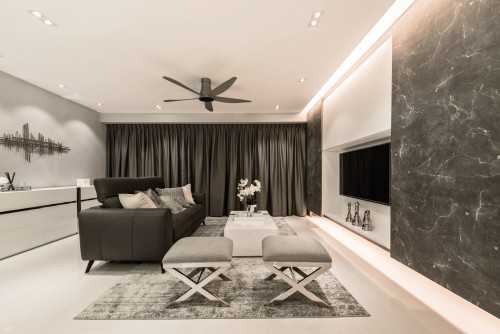 Modern Living Room at Skyline