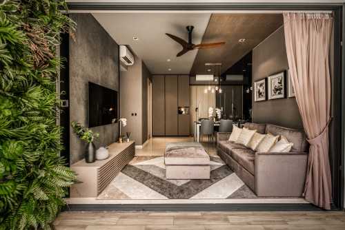 Asian Living Room at The Panorama