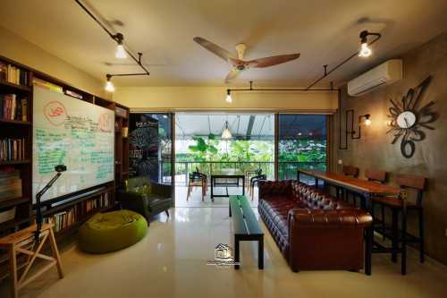 Industrial Living Room at Sengkang - Austville (Condo)