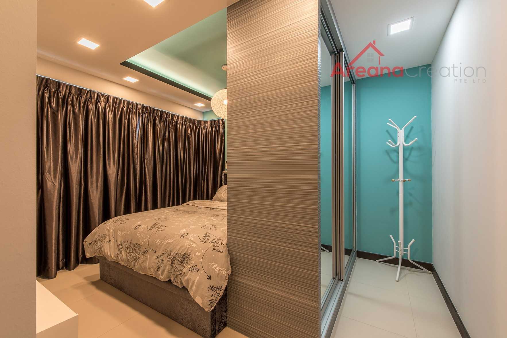 Modern Bedroom with Cove Lighting and Wardrobe