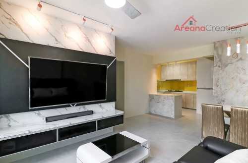 Contemporary Living Room at Telok Blangah Parcview