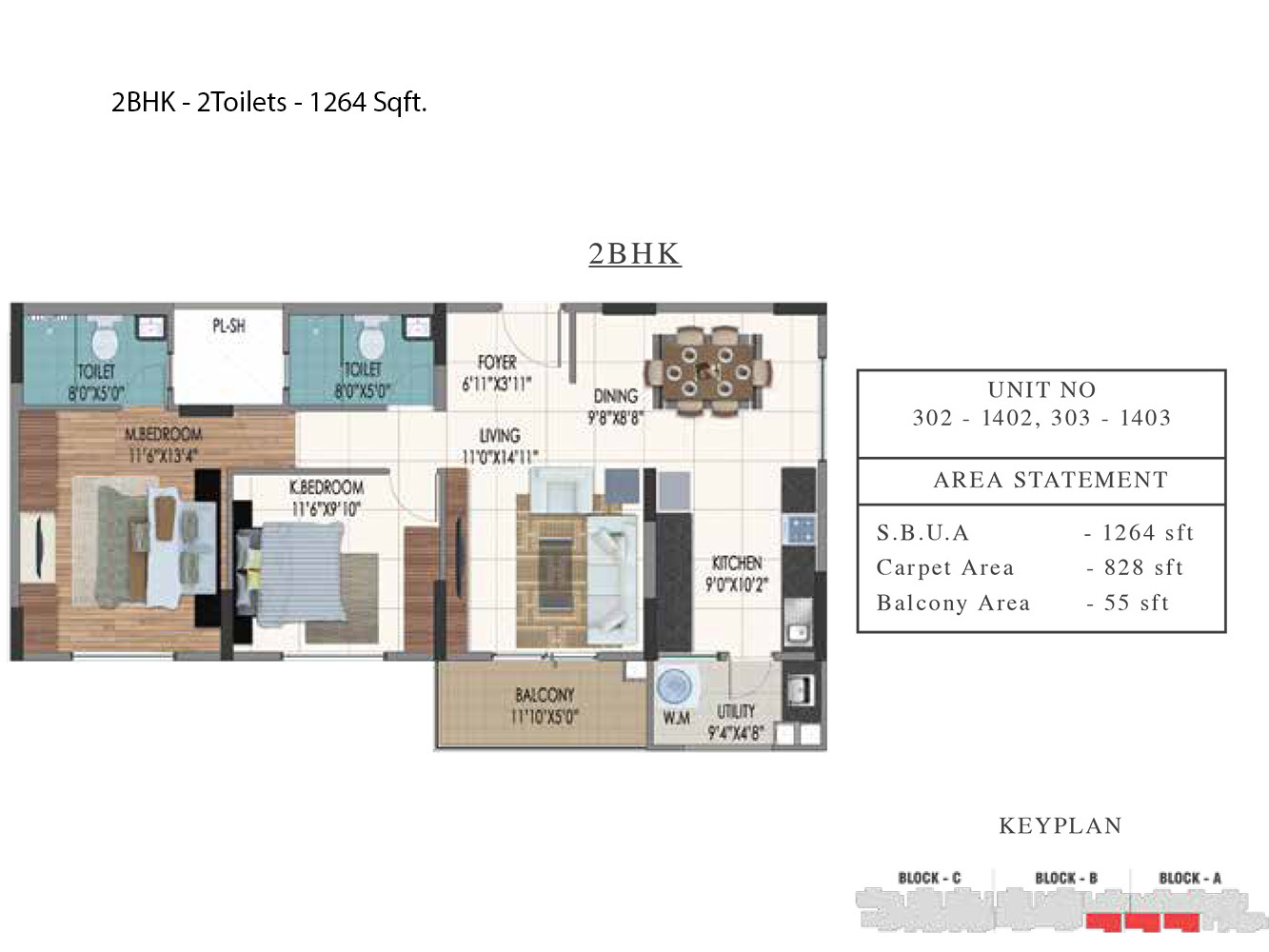 Sumadhura Nandanam 1264 Sqft Apartment Price