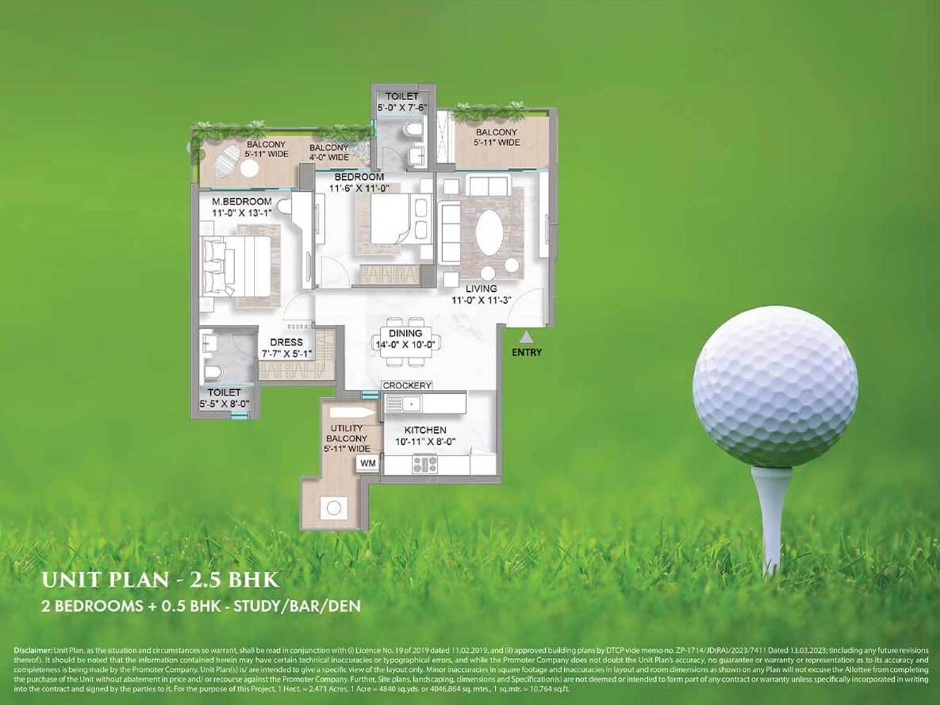 2.5 BHK