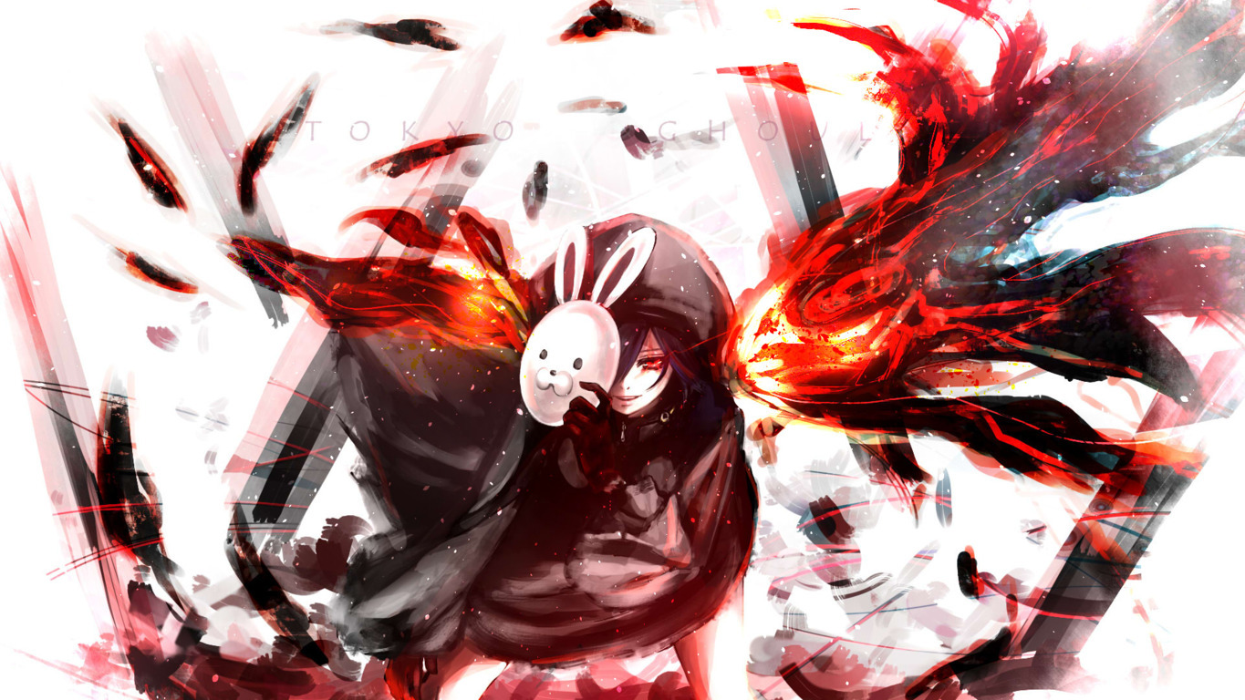 HÌNH NỀN ANIME GHOUL GIRL 4K 1