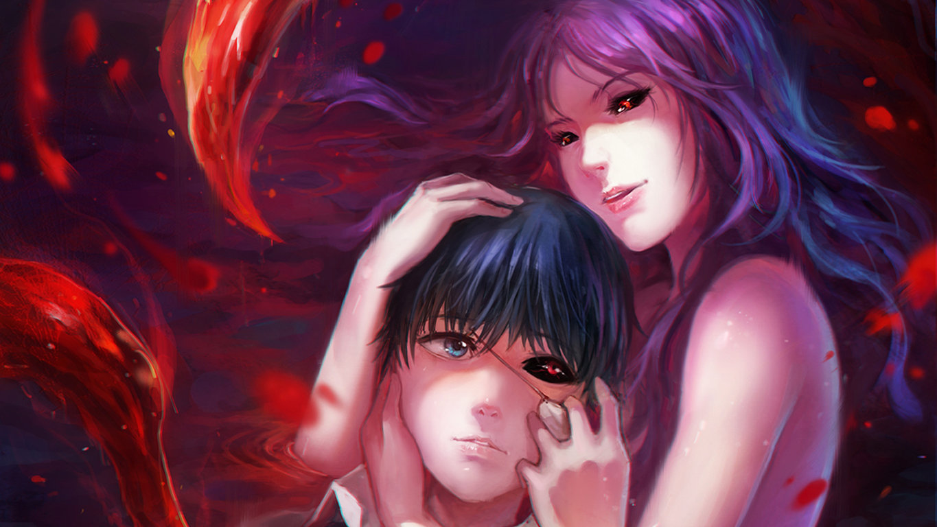HÌNH NỀN ANIME GHOUL GIRL 4K 7