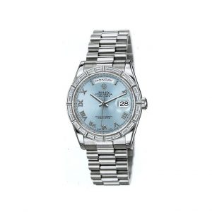 Rolex Platinum DIA Bezel President
