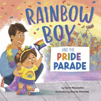 Rainbow boy and the pride parade