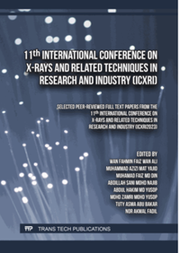 11th international conference on X-rays and related techniques in research and industry (ICXRI)