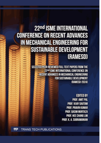 22nd ISME international conference on recent advances in mechanical engineering for sustainable development (RAMESD)
