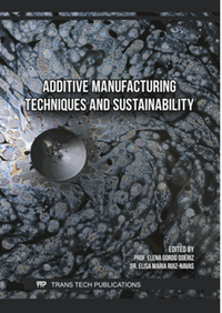 Additive manufacturing techniques and sustainability