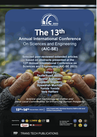 The 13th annual international conference on sciences and engineering (AIC-SE)