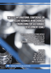 The 22nd international conference on recent advances in mechanical engineering for sustainable development (ISME)