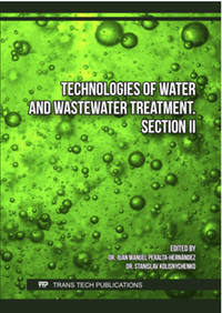 Technologies of water and wastewater treatment. Section II