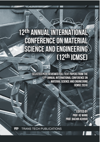12th Annual International Conference on Material Science and Engineering (12th ICMSE)