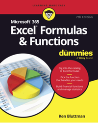 Microsoft 365 excel formulas & functions for dummies, 7th ed