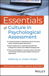 Essentials of culture in psychological assessment