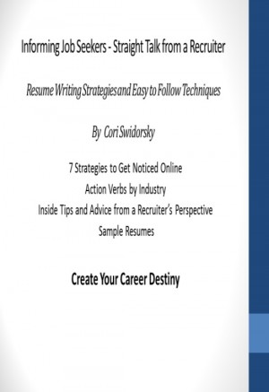 informing job seekers straight talk from a recruiter resume