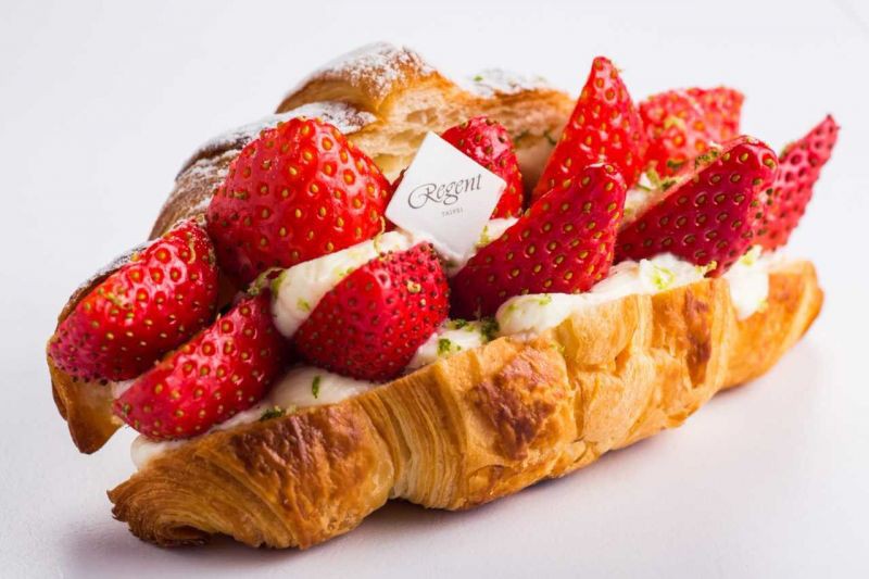 全台ig最红小鹿家「草莓四叶乳酪可颂」居然要快闪台北啦～晶华酒店