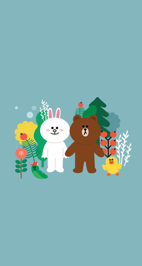 Line Friends wallpaper~全篇60張以上,用萌萌無辜可愛的熊大度過每一天吧! | Girls 女生日常
