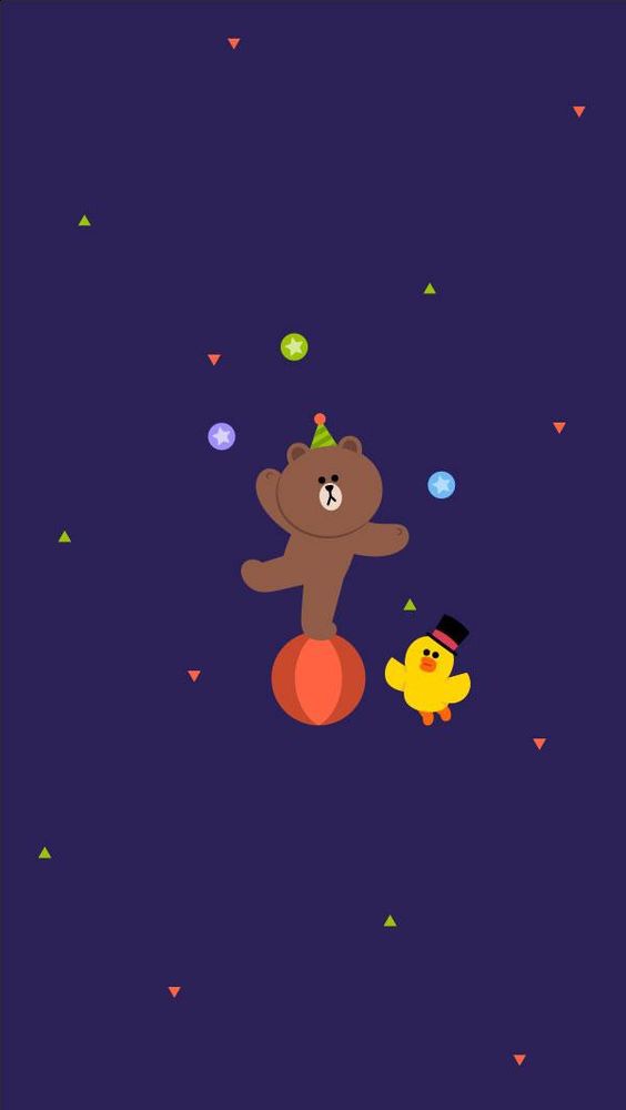 Line Friends wallpaper~全篇60張以上,用萌萌無辜可愛的熊大度過每一天吧! | Girls 女生日常
