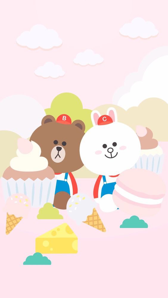 Line Friends wallpaper~全篇60張以上,用萌萌無辜可愛的熊大度過每一天吧! | Girls 女生日常